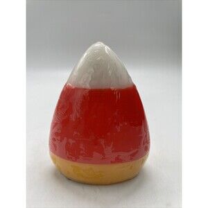 VINTAGE CANDY CORN CANDLE HALLOWEEN 4" Pacific Rim